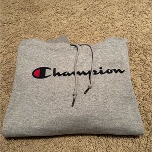 Champion Heather Gray Athletic Hoodie